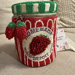 Viral Tik Tok Made in India Raspberry Jam beaded bag